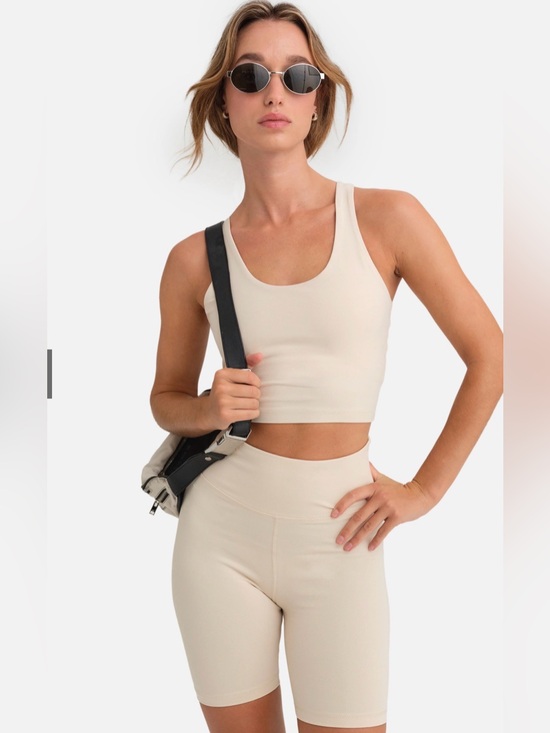 MATE the Label Pants - SET for sale. MATE the Label organic bike shorts and racerback crop tank